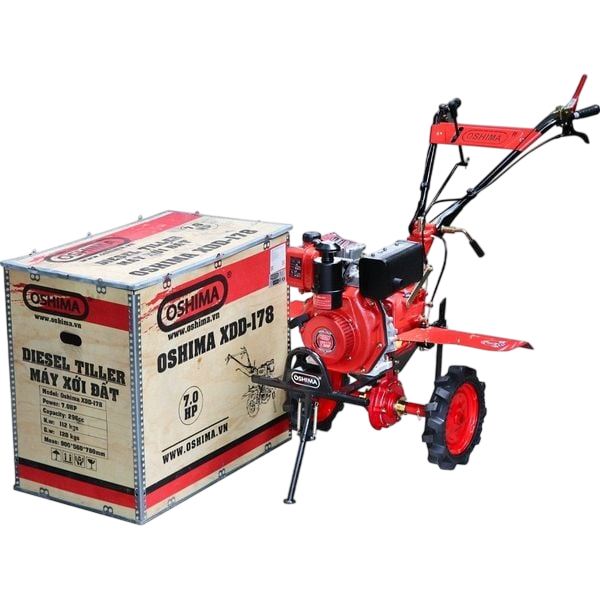 Máy Xới Đất Chạy Dầu 7HP Oshima XDD178 Chính Hãng | Giá Tốt Tại Điện Máy Tấn Lụa - Góc nhìn 3